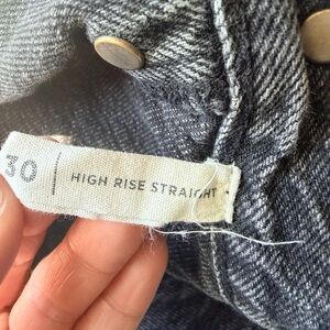 Pacsun High Rise Straight Black Jeans sz 30